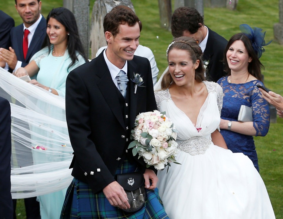 Murray married Kim in Scotland in 2015