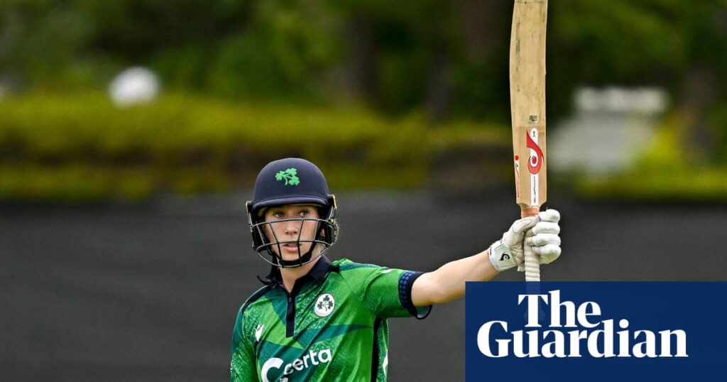 Orla Prendergast soldiers on as Ireland claim historic T20 win against England